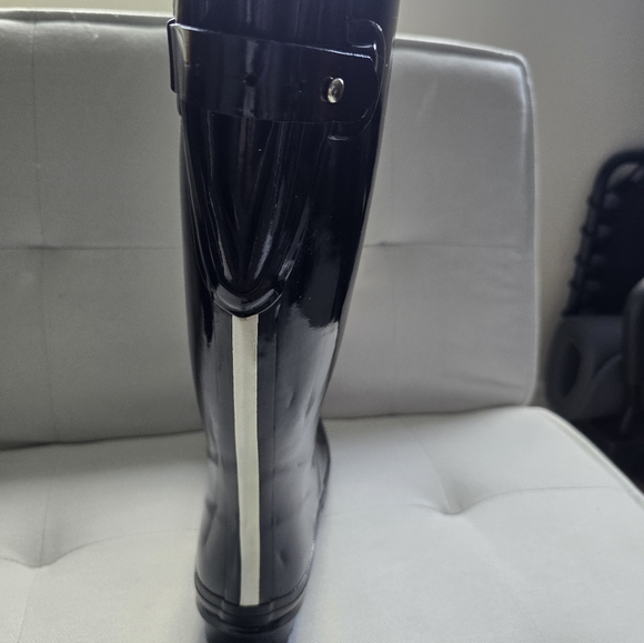 Jeules Black Rainboots size 7 - Picture 10 of 11